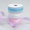 Elegant and Exquisite 3cm Same Color Lace Ribbon Clothing Wedding Accessories Flower Bouquet Gift Bow Ruffled Lace Ribbon Crafts Making Ribbons