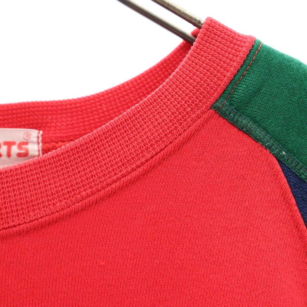 miki SPORTS Long sleeve sweat trainer M Red MIKI HOUSE Women Used