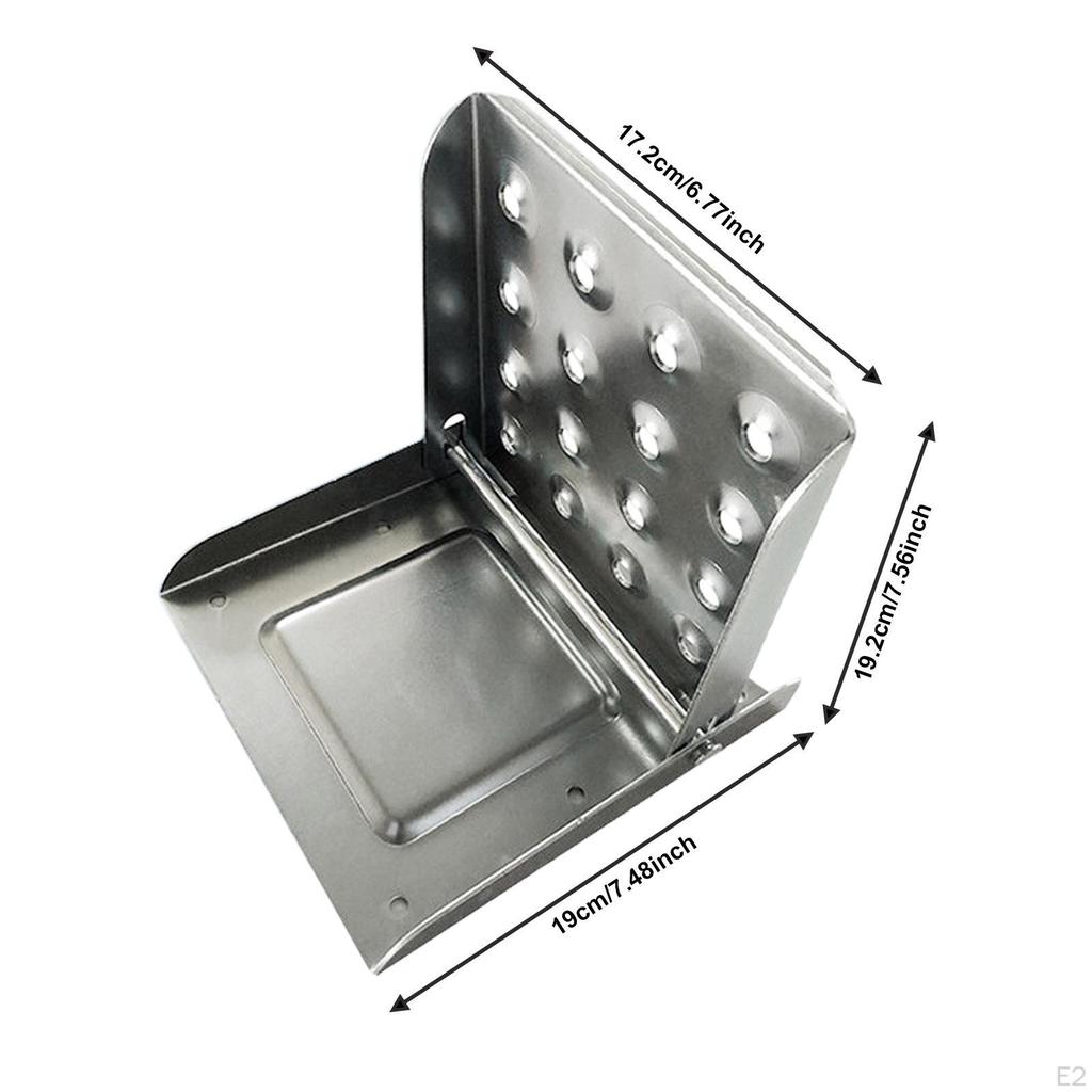 Folding Step Stair Foldable Space Saving Heavy Duty Universal Anti Slip Pedal for Trailer