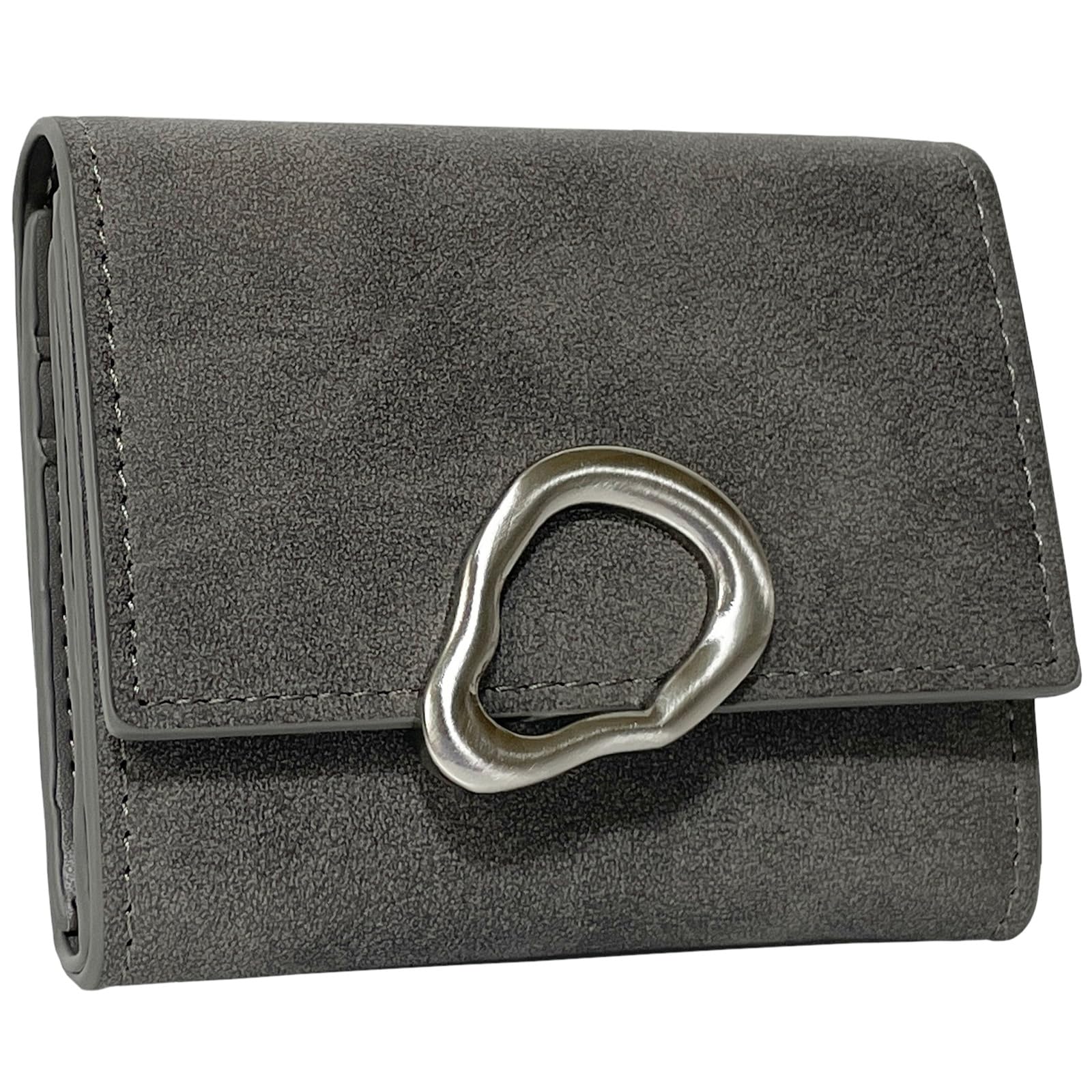 

Женский легкий трехскладной кошелек Crossmarberry, Милый, Мини, Компактный, Удобный в использовании, Стильный, Кошелек-коробочка с винтажной металлической фурнитурой и отделением для монет