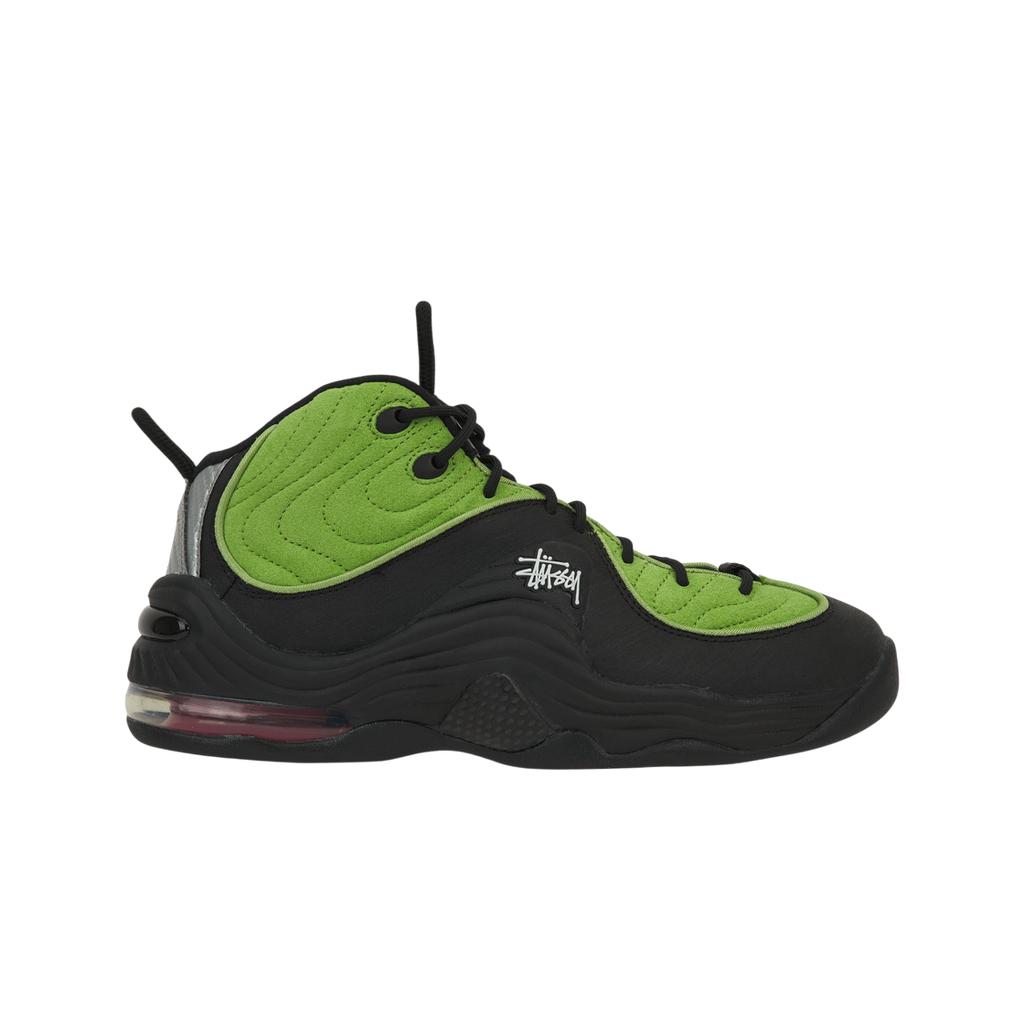 Stussy x Nike Air Penny 2 Vivid Green Unisex-Sneaker Schwarz DX6933-300
