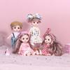 New 17 Cm Mini Girl Baby Doll With 13 Movable Joint 3D Big Eyes For Girls Diy Dress Up