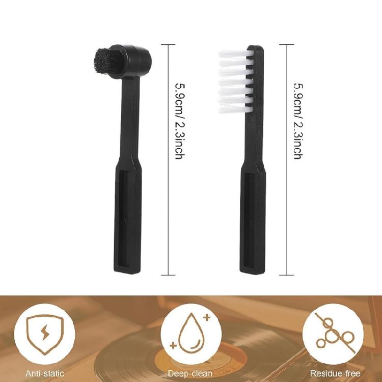AntiStatic Record Dust Remover Soft Hairbrush for Hair Cutting Brush Tool