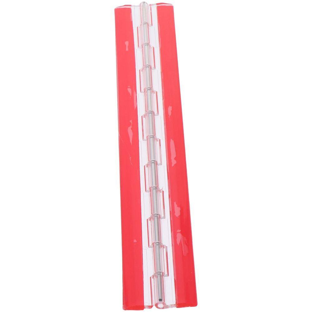 2pcs Self-Adhesive 300mm Piano Hinge Transparent Plastic Acrylic Butt Hinge Long Hinge Piano