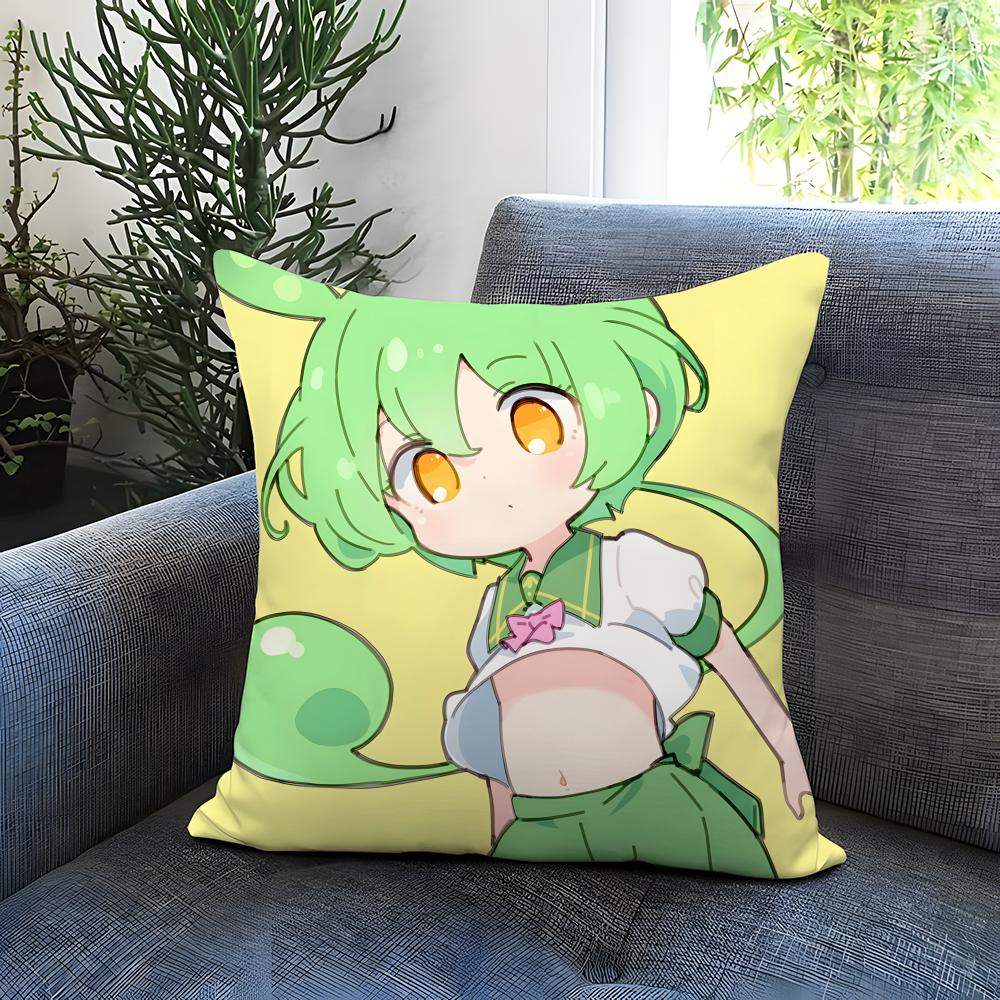 popular virtual singer Zundamon Cushion Cover Comfortable Reversible Pillow Cover Ideal for Car Sofa Bedroom Beyond