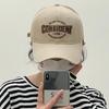 Frühling Neuer Stil Baseballkappe mit großer Buchstabenstickerei für Damen Retro Lässig Street Paar Zeigen ihre Gesichter Kleine Baseballkappe Trend