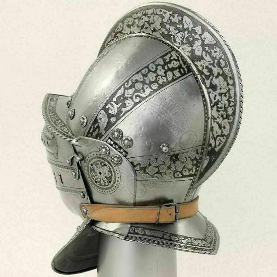 Italian European Closed Helmet 1490 Museum Reproduction Gift