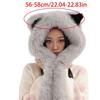 Thicken Warm Scarf Hat Lovely Foxs Ears Women Hat Outdoor Earflap Children Hat for Winter Warmth and Fashionable Look