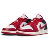 Air Jordan 1 Low White Gym Red Women Sneakers Black Sail DC0774-160