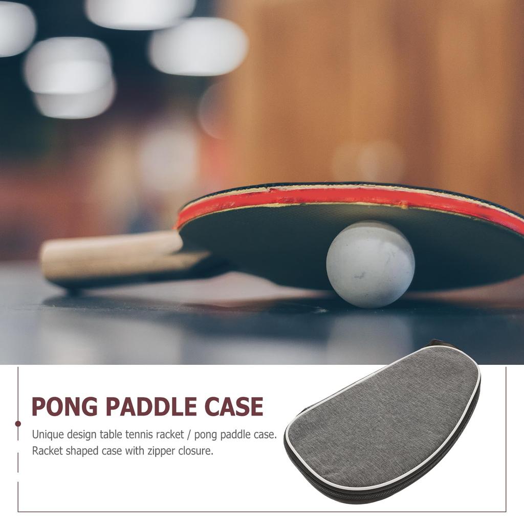 LIOOBO Table Tennis Racket Ping Pong Bat Protective Storage Shockproof Case, Bag, Case, Drop-Resistant, Lightweight,
