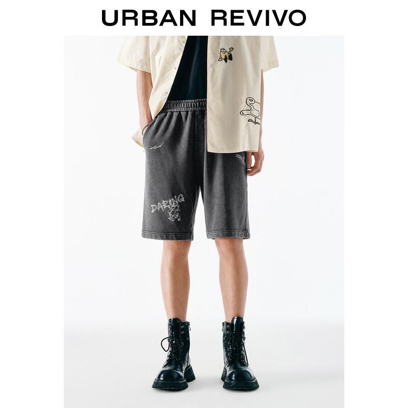 UR Men s Washed Color-block Casual Shorts 30