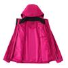 Womens 2-in-1 Detachable Hooded Jacket Outdoor Hiking Camping Trekking Warm Coat