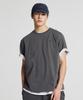 Nyuballanseu Nbneg31203 / Uni Essential Small Logo Short Sleeve T-Shirt (Charcoal)