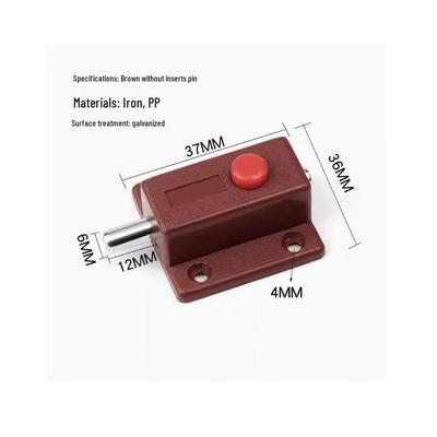 Gongli ABS Plastic Push Button Door Latch