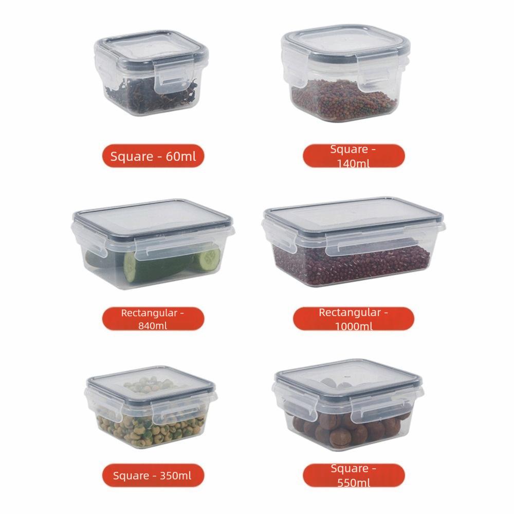 Microwave Safe Food Storage Containers Fresh-keeping Cover Meal Prep Containers  Kitchen Use