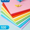 Colored A4 Printing Paper, 80gsm, 10 Colors - Ideal for Children's Crafts, Origami, and Office Use (100 Sheets)