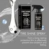 Reifenglanzspray (120 ml); Rad Reifen Glanz Wartung Reinigung Polieren Beschichtung Flüssiges Beschichtungsmittel; Geeignet für Autos, LKWs, SUVs, Wohnmobile usw.