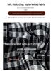 Women's High-Waisted Plaid Pleated Wool Midi Skirt - Fashionable, Slimming, A-Line Design