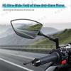 Niu No. 9 Electric Vehicle Carbon Fiber Rearview Mirror: HD, Wide View, Waterproof, Anti-Glare
