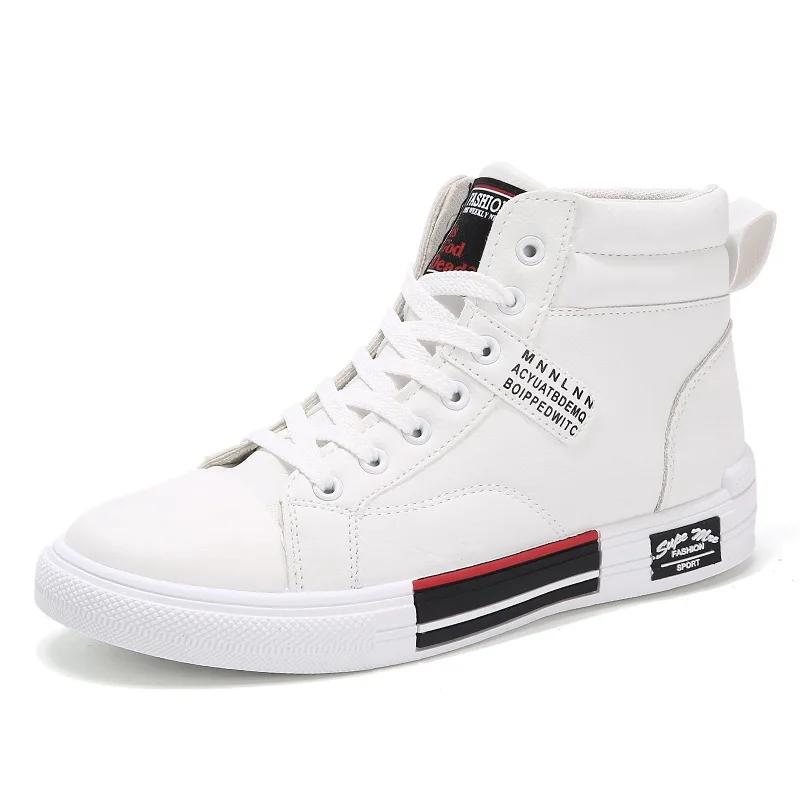 Breathable Soft Sole Men's Casual Sports Shoes Korean Fashion Student Jogging Shoes Youth Board Shoes 2025