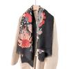 Autumn and Winter New Temperament Versatile Neck Protection Warm Removal Beard Large Square Scarf Printed Scarf 130CM Shawl