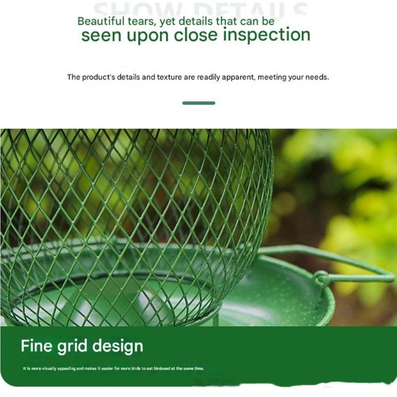 Bird Feeder For Outside Multipurpose Metal Bird Cage Feeder Reusable Feeding Accessories For Home Indoor Outdoor Garden