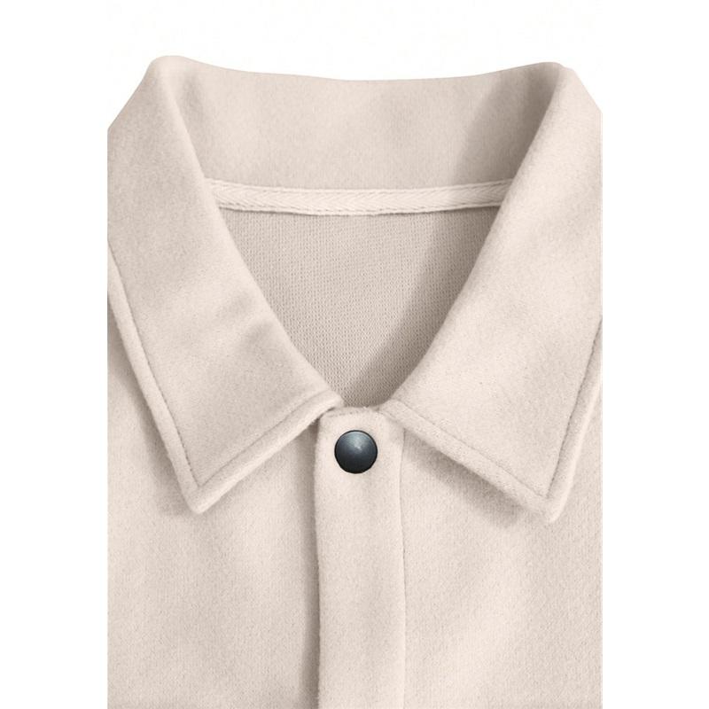 European And American Autumn And Winter Lapel Woolen Men's Jacket Casual Sports Business Jacket