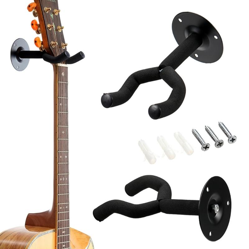 Guitar Wall Mount Hanger Guitar Wall Hanger Hook Wall Hanging Bracket Holder Guitar Stand for Guitar Mandolin Ukuleles