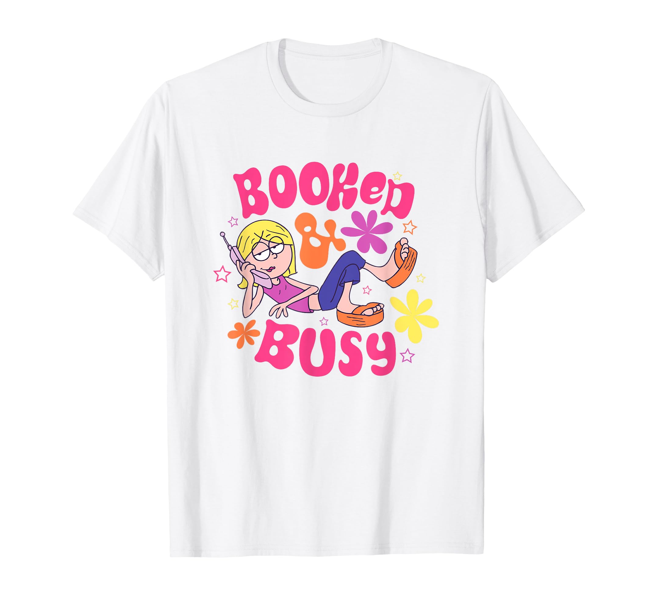 

Disney Lizzy McGuire Cool Lizzie Boked & Busy Big Chest Logo T-Shirt