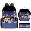 South Park Backpack Student Bag Southpark Backpack Cartoon Satchel Pencil Case