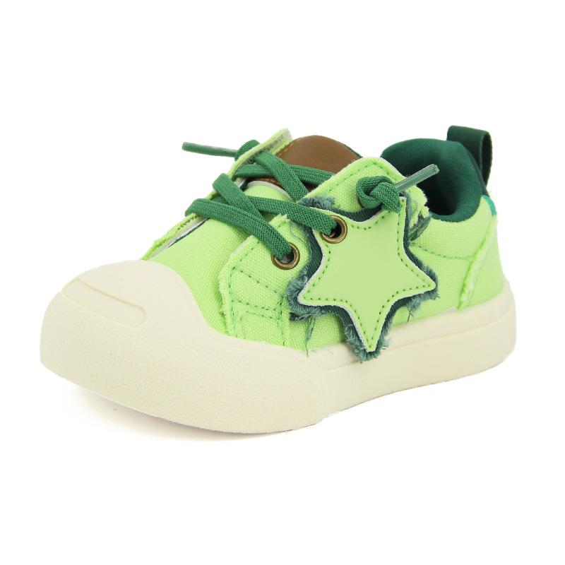 Корейская версия Laughing Classmates Детская парусиновая обувь для мальчиков и девочек — фото 9