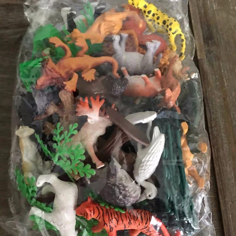 53pcs/set Educational Toys Animal  Figure Simulation Animal Animal World Zoo Model Animal Model
