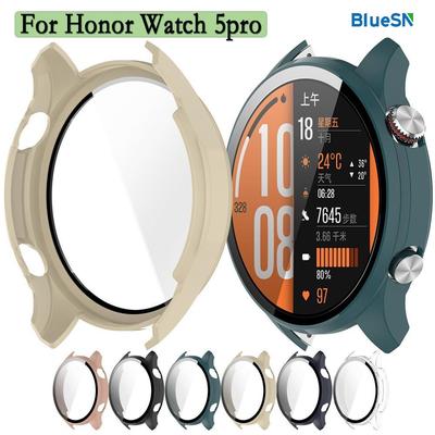 For Honor Watch 5 Pro Protective Case With Screen Tempered Glass Protector Watch Cover With Film Shell For Honor Watch 5pro