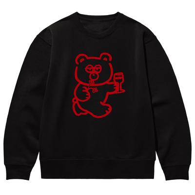 AWESOMEUS A Drunk Bear Sweat Shirts_4 Color (B Type)