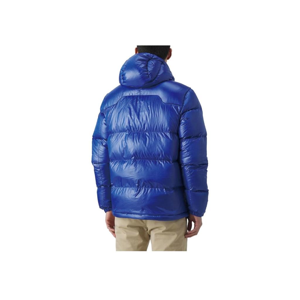 Polo Ralph Lauren Solid Color Logo Embroidered Hooded Long Sleeve Zipper Down Jacket Men Outerwear Blue 710889904-003