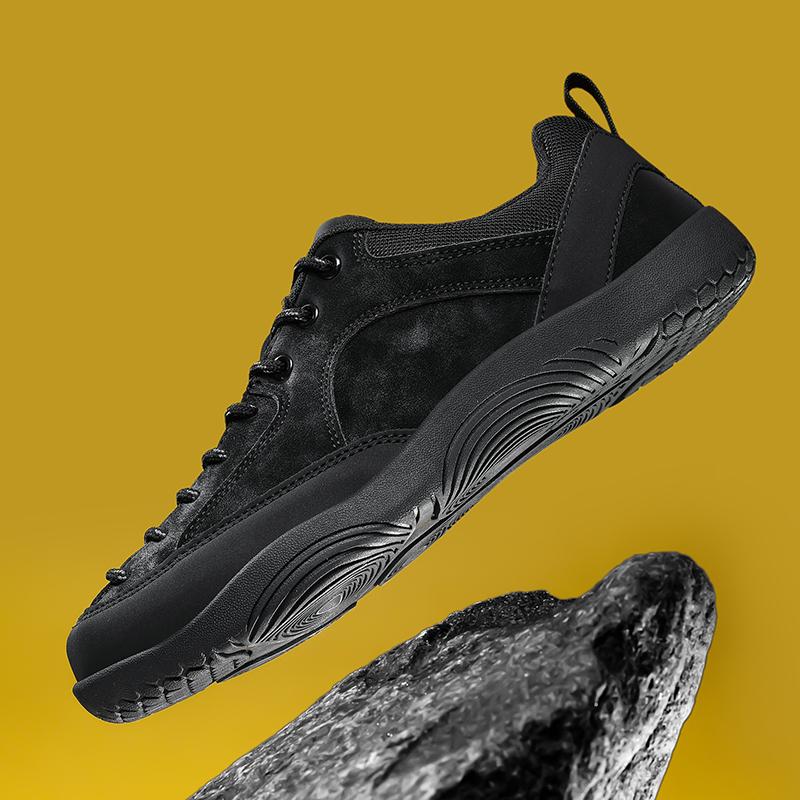 Spring /Autumn Running Sports Shoes Men's Thick Bottom Color Hot-selling Women's Shoes Outdoor Wide-Toe Shoes, Large-Size Hiking Couples' Shoes