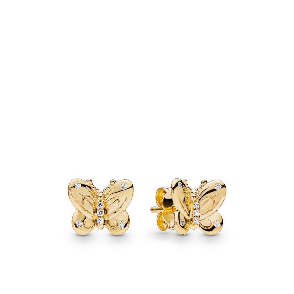 925 Sterling Silver Earring 7 Style Earrings With Rose Gold Bee Butterfly Lion Crystal Earrings For Women Fashion Jewelry
