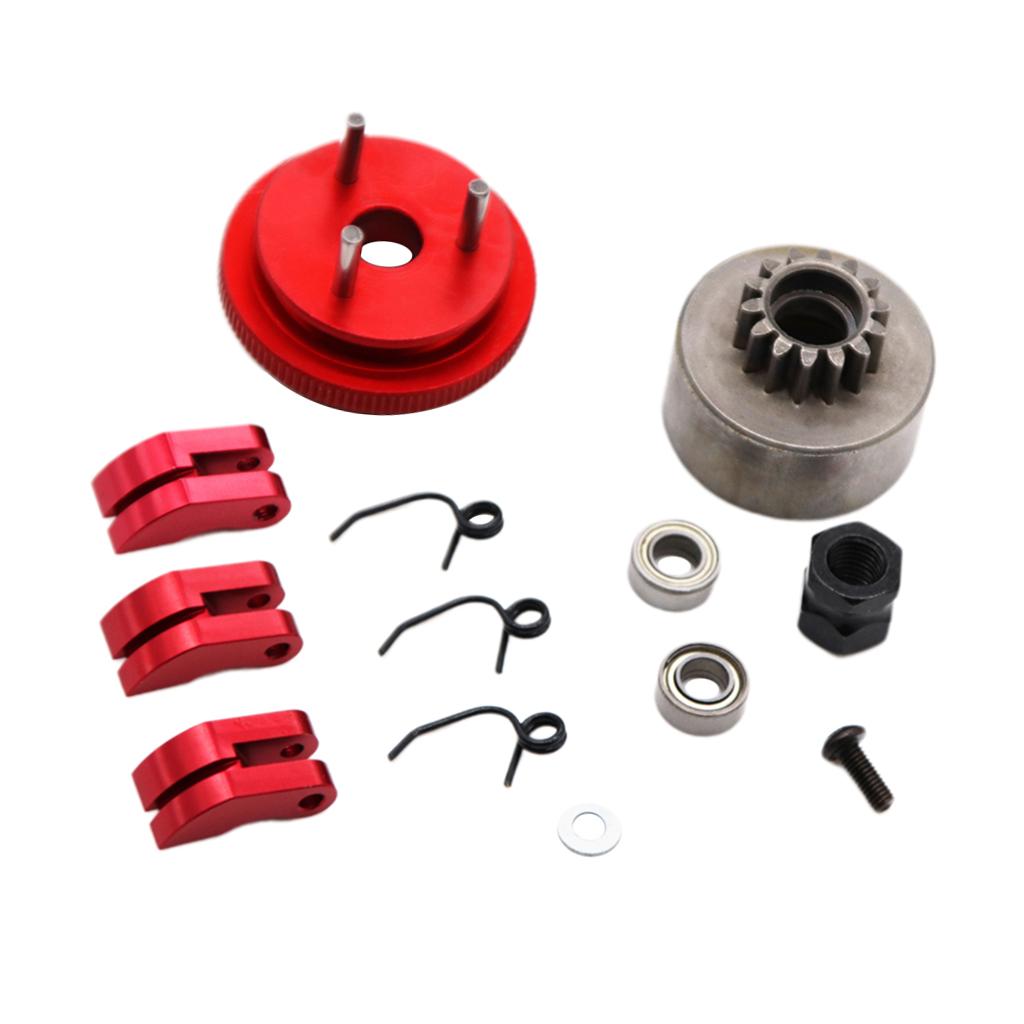 1 Set Clutch Bell Gear Flywheel DIY Assembly Parts for HSP HPI GM ZD