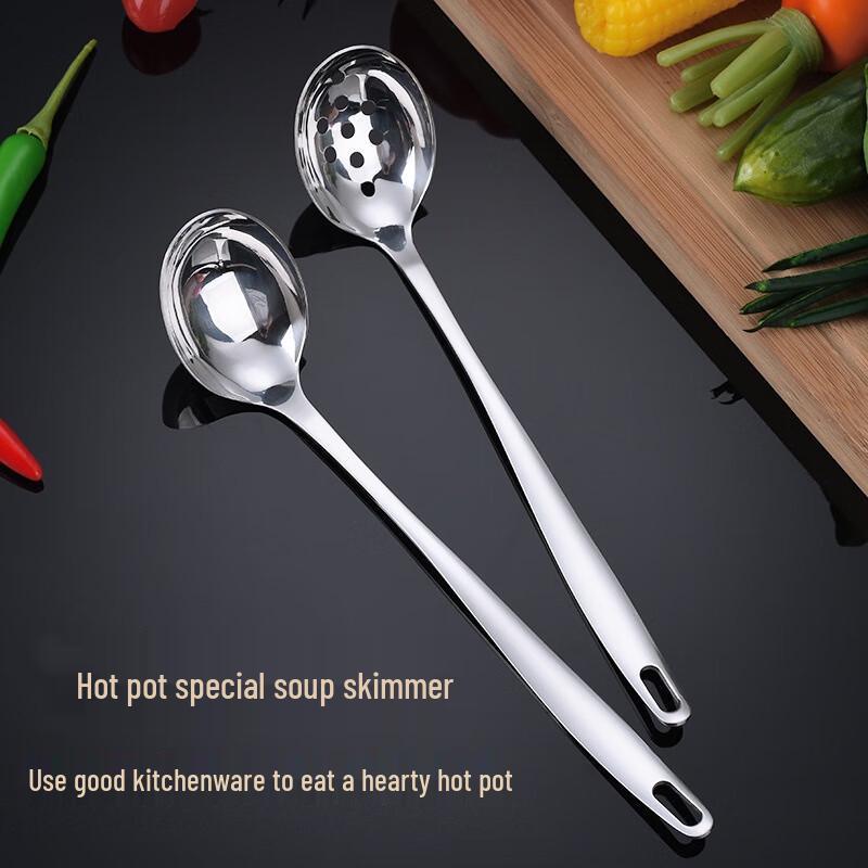 Jingyuheng Luxury Gold Stainless Steel Hot Pot Slotted Spoon
