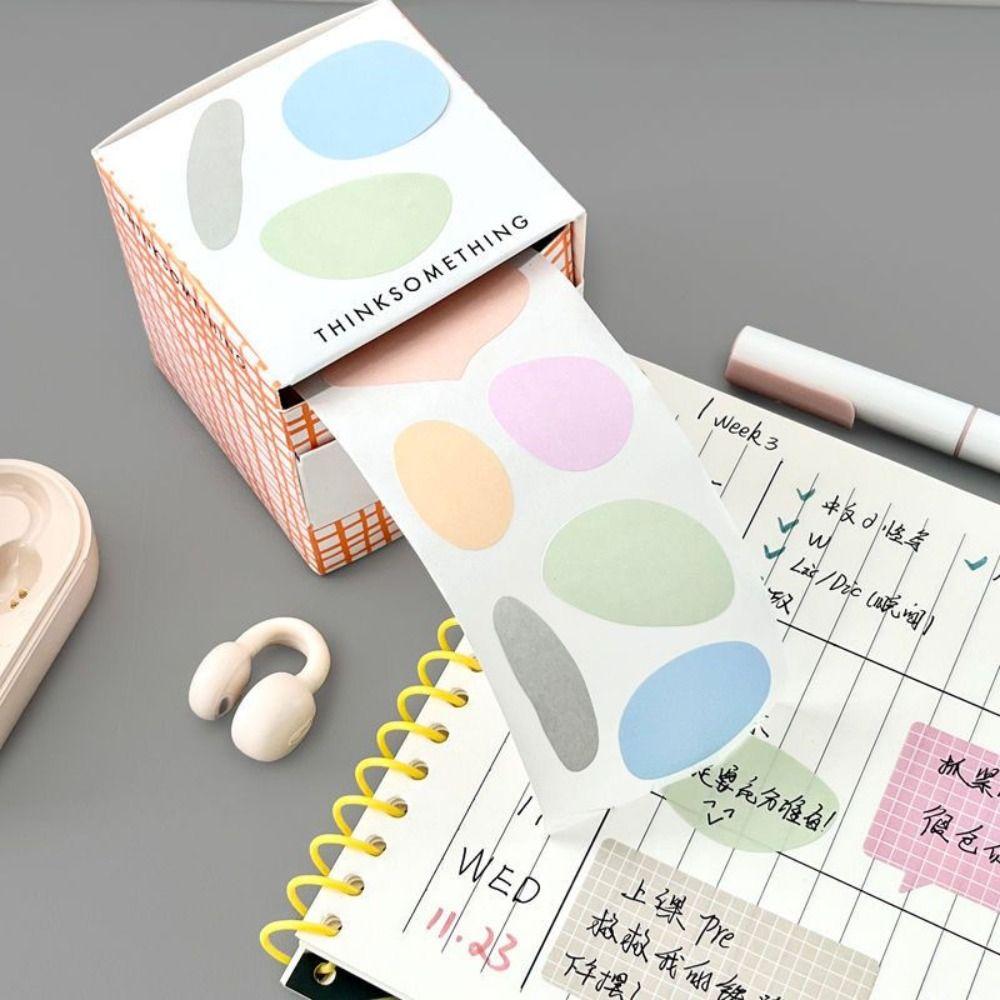 Gradient Color Roll TAPE Dual Purpose Note Sticky Notes Cute Clouds Memo Pad Stationary