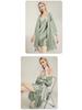 Cross 19 Momme Heavy Silk Women's Nightgown & Robe - 100% Mulberry Silk for Spring & Autumn