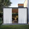 Wasserdichter Außenvorhang Fensterrollo Stoff Sonnenschutzvorhänge Vorhang für Zuhause Transparent Gardinen für Gartenfenster