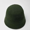 LALA Handgestrickte Wollmütze - Grün