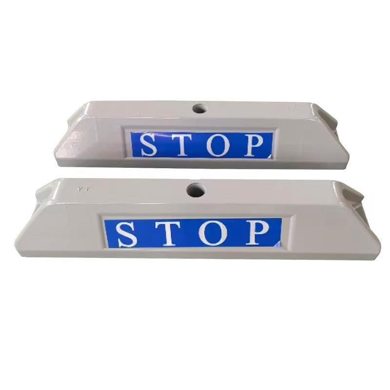 

Утолщенный литой алюминиевый колесный упор - Противоударный парковочный блок Shipping for Less Than 10 Units