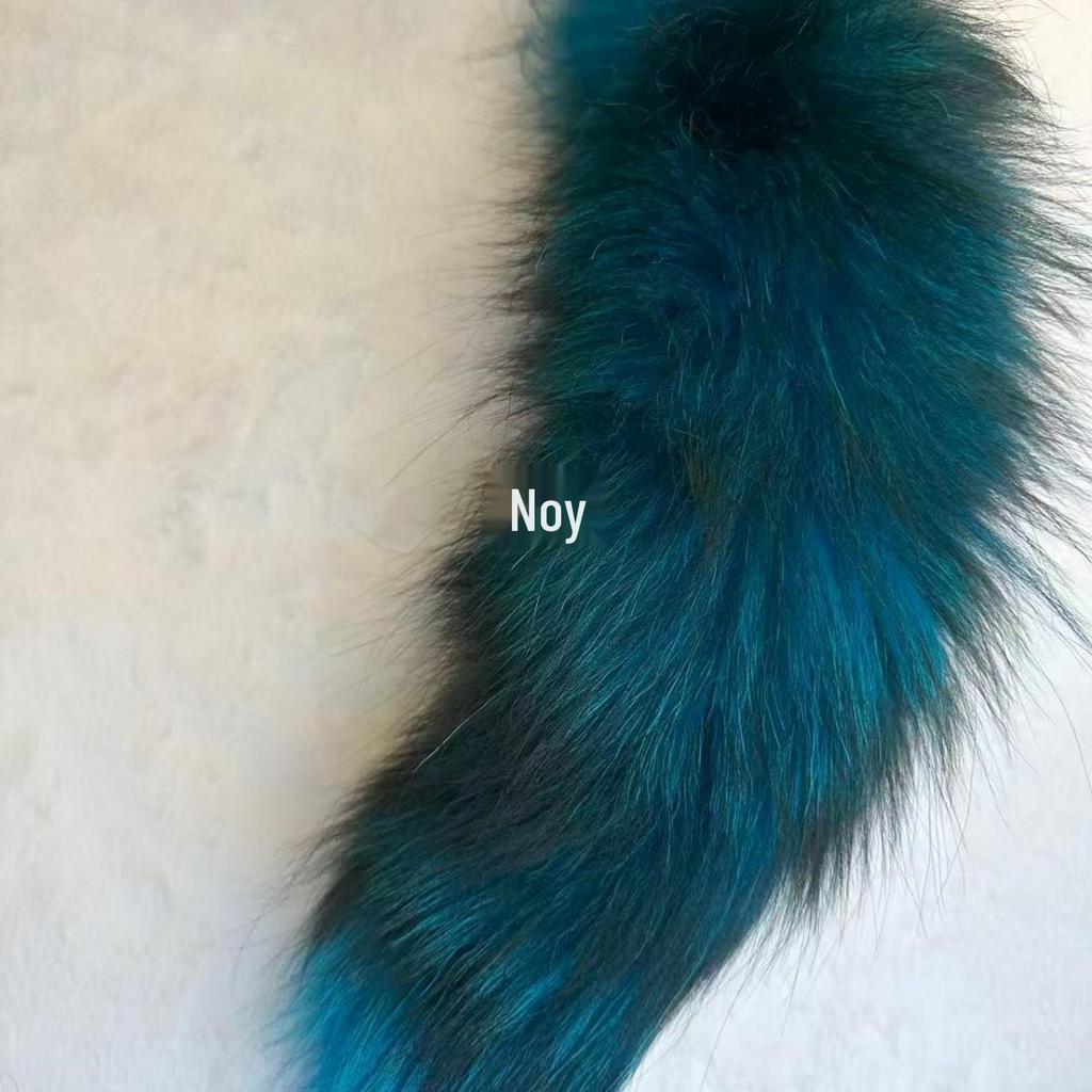 Flauschiger Schwanz Schlüsselanhänger Anhänger Zubehör