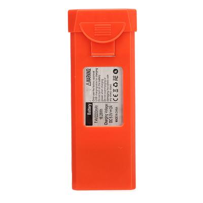 Drono baterija Atsarginė dalis Pakeitimas Ličio 7.4V 2200mah LYERC L900 PRO SE Kvadrokopteriui Oranžinė
