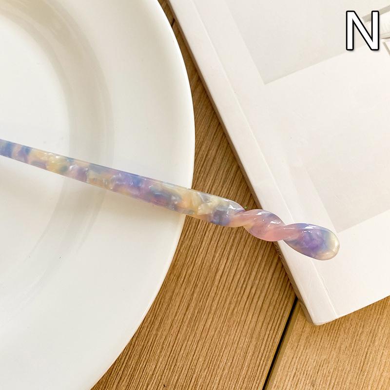 1PC Vintage For Women Girl Colorful Hairpin Hair Sticks Headdress Hair Accessories