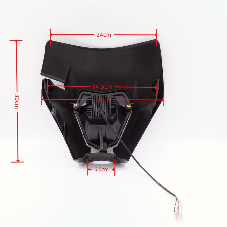 E15 Hengjian KTM Off-road LED Headlight Keweisi K16 Ghost Face Assembly