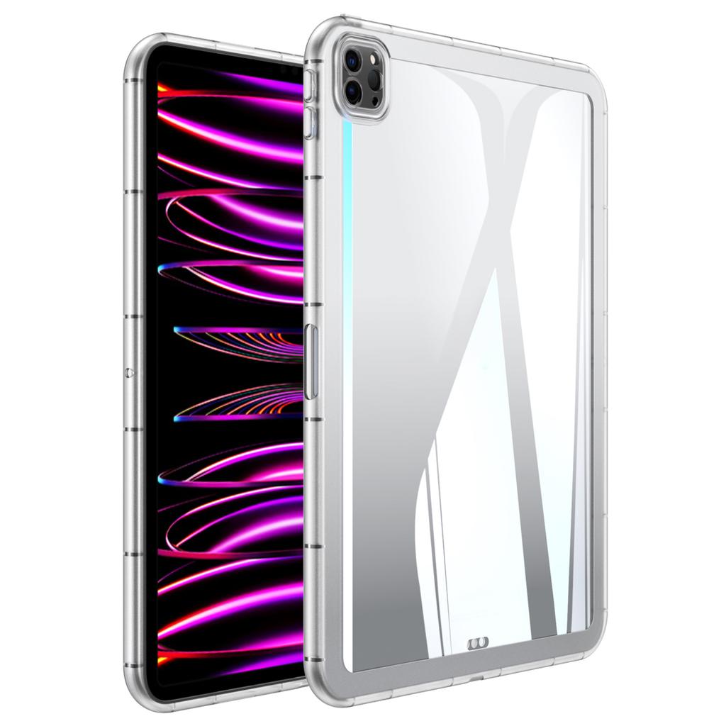 For iPad Pro 13 (2024) Case TPU Transparent Back Protective Tablet Cover