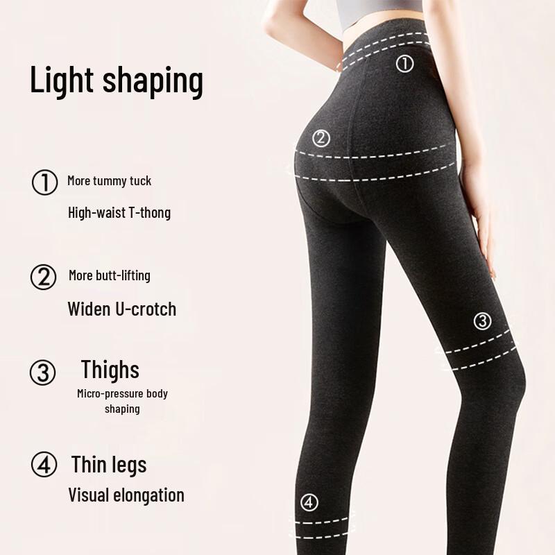 LANGSHA Women's Thermal Fleece-Lined Leggings